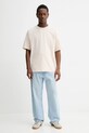 American Vintage t-shirt bawełniany MFIZ02A beżowy AA00