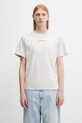 HELIOT EMIL t-shirt basic bawełniany męski szary SS26.M.09.139.LGY06.CO