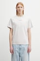 HELIOT EMIL t-shirt basic bawełniany męski szary SS26.M.09.139.LGY06.CO