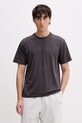 Vans t-shirt basic męski bawełniany Premium LX Shrunken szary VN000TPBEMV1