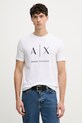 Armani Exchange t-shirt męski bawełniany biały XM002683.AF10356.NOS