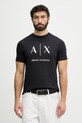 Armani Exchange t-shirt męski bawełniany granatowy XM002683.AF10356.NOS