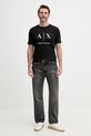 Armani Exchange t-shirt męski bawełniany XM002683.AF10356.NOS czarny AA00