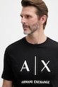Armani Exchange t-shirt męski bawełniany czarny XM002683.AF10356.NOS