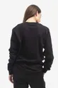 čierna Bavlnené tričko s dlhým rukávom 032C Taped Longsleeve FW22-C-1040 BLACK