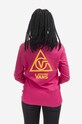 Oblečení Bavlněné tričko s dlouhým rukávem Vans Supply Tri LS VN0A53ORZL0 růžová