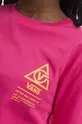 pink Vans cotton longsleeve top Supply Tri LS