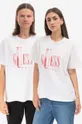 biały Guess U.S.A. t-shirt bawełniany Unisex