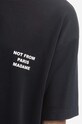 Drôle de Monsieur cotton t-shirt Slogan PERM.TS010.CO002.BL