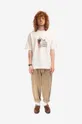 Drôle de Monsieur cotton T-shirt TS121 beige