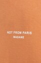 Drôle de Monsieur cotton T-shirt NFPM TS100 TS100.PEACH orange