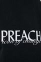 Памучна тениска Preach 206312.NOS черен