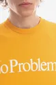 жълт Памучна тениска Aries No Problemo