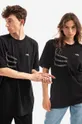чорний Бавовняна футболка 032C Unisex