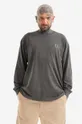 γκρί Βαμβακερή μπλούζα με μακριά μανίκια Carhartt WIP Unisex
