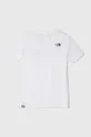 Βαμβακερό μπλουζάκι The North Face S/S Easy Tee λευκό