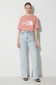 The North Face cotton t-shirt Relaxed Easy Tee NF0A4M5PHCZ pink AA00