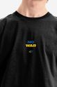 SneakerStudio tricou din bumbac x No War negru SS.UA.NO.WAR.11