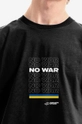 czarny SneakerStudio t-shirt bawełniany x No War