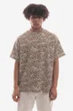 marrone STAMPD t-shirt in cotone Camo Leopard Unisex