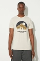 Clothing Fjallraven cotton t-shirt F87053.113 beige