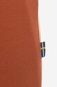 Fjallraven t-shirt bawełniany Nature F87053.243 pomarańczowy