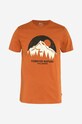 Fjallraven t-shirt bawełniany Nature F87053.243