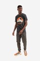 Fjallraven t-shirt bawełniany Nature F87053.555 granatowy AA00