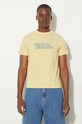 Fjallraven t-shirt Fjallraven Logo Tee F87146.133 żółty SS24