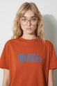 Fjallraven t-shirt Fjällräven Logo Tee F87146.243 pomarańczowy