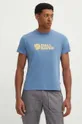 Fjallraven t-shirt Logo Tee niebieski