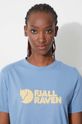 Fjallraven tricou Logo Tee F87146.543 albastru