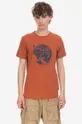 pomarańczowy Fjallraven t-shirt bawełniany  Arctic Fox Unisex