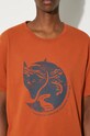 Fjallraven t-shirt in cotone Arctic Fox arancione F87220.243