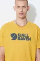 κίτρινο Βαμβακερό μπλουζάκι Fjallraven Logo T-shirt M F87310 160