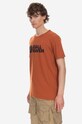 Fjallraven tricou Fjallraven Logo print portocaliu F87310.243