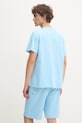 Бавовняна футболка Pangaia блакитний 10000287