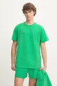 Pangaia t-shirt bawełniany 10000287 zielony AA00