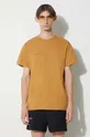 Pangaia t-shirt in cotone marrone