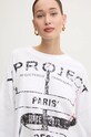 Y/Project t-shirt bawełniany EVERGREEN PARIS' BEST PINCHED T-SHIRT 204TS002