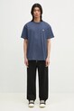 Carhartt WIP t-shirt bawełniany S/S Chase T-Shirt I026391.2Q8XX niebieski