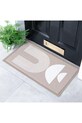 Artsy Doormats wycieraczka Beige Half Moon 70 x 40 cm DMW.BEIGEHALFMOON.7040 multicolor AA00