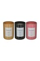 Home SPA Vonná sviečka (3-pak) 6.80.961.0012.ROZOWY ružová