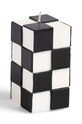 &k amsterdam Neparfumovaná sviečka Check Black