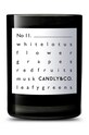 Candly świeca zapachowa sojowa No. 11 White Lotus & Musk czarny No11BL