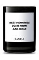 Candly Vonná sójová svíčka Best memories 250 g černá No6BMC