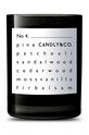Candly Αρωματικό κερί σόγιας No. 4 Pinia & Paczuli μαύρο No4BL