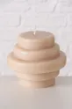 béžová Boltze Neparfumovaná sviečka Trapesca Unisex