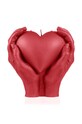 Candellana świeca dekoracyjna Heand Love czerwony 5903104882495