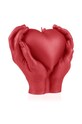 Candellana świeca dekoracyjna Heand Love 5903104882495 czerwony AA00